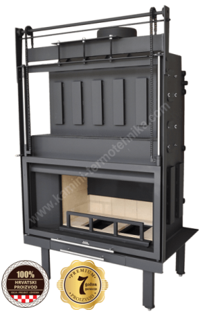 Kamin Magdalena s okomito podiznim vratima Kamin Magdalena